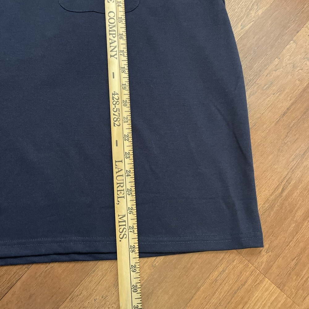 Rebel Ralf Mens Navy Blue Short Sleeve Pique Polo Shirt 3XL NWT CA50382 - Picture 5 of 6